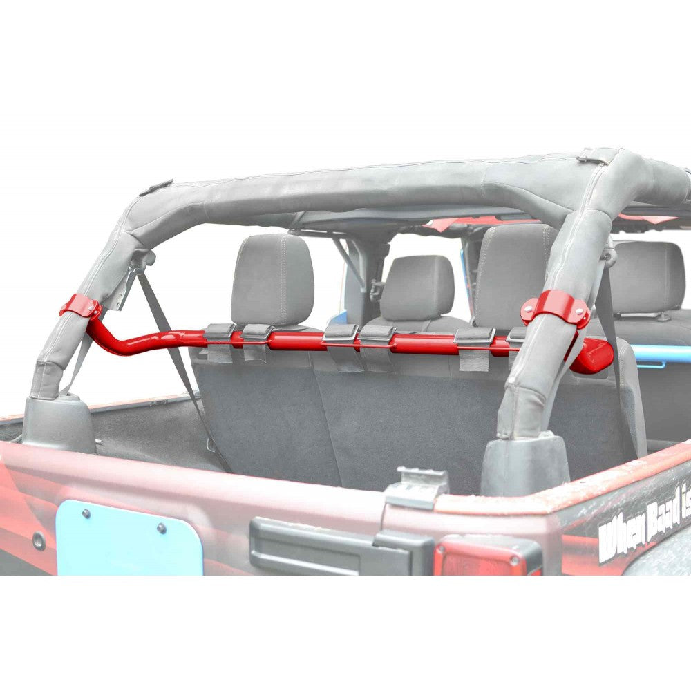 Steinjager - Harness Bar (Rear)(Red Baron) - 2007-2018 Wrangler Unlimited JKU