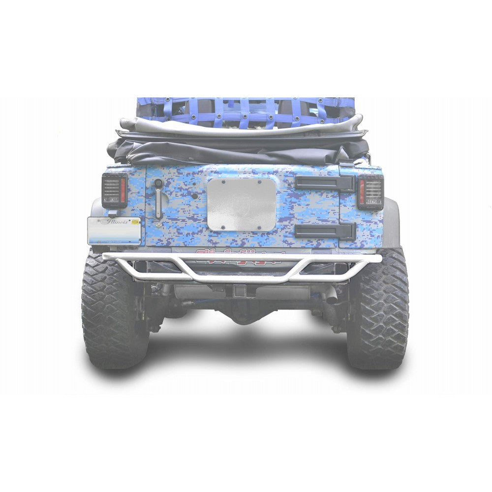 Steinjager - Rear Bumper | Tubular (Cloud White) - 2007-2018 Wrangler