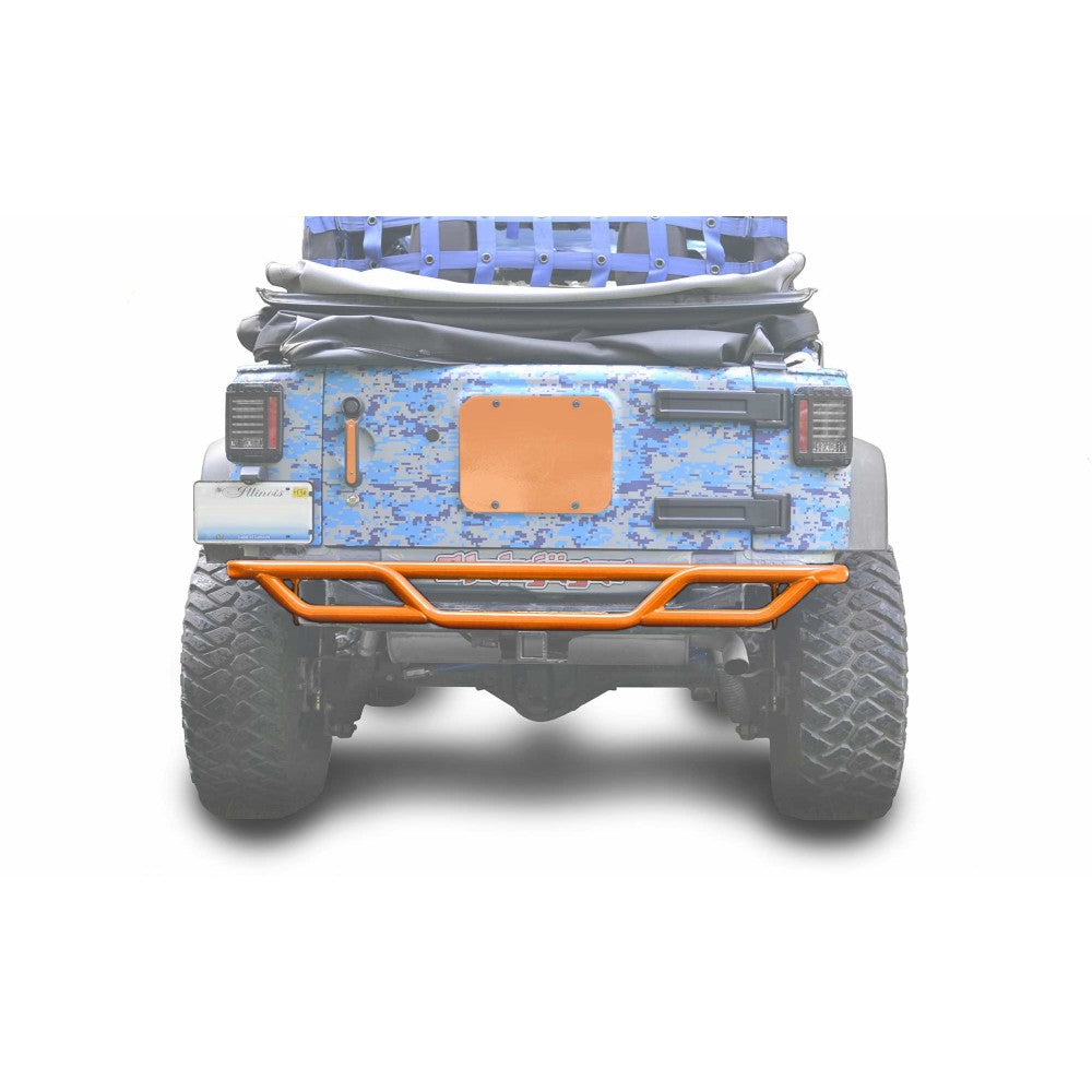 Steinjager - Rear Bumper | Tubular (Fluorescent Orange) - 2007-2018 Wrangler