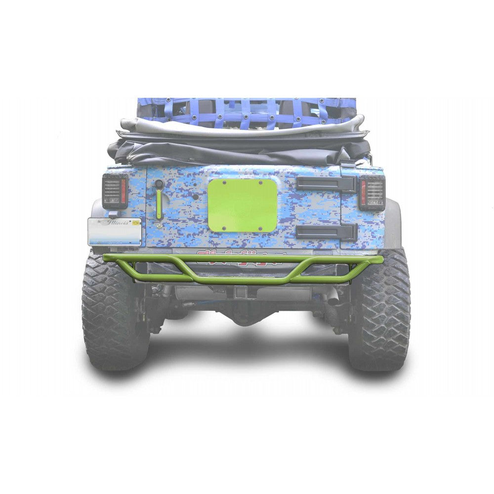 Steinjager - Rear Bumper | Tubular (Gecko Green) - 2007-2018 Wrangler