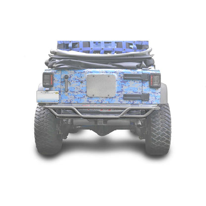 Steinjager - Rear Bumper | Tubular (Hammertone) - 2007-2018 Wrangler