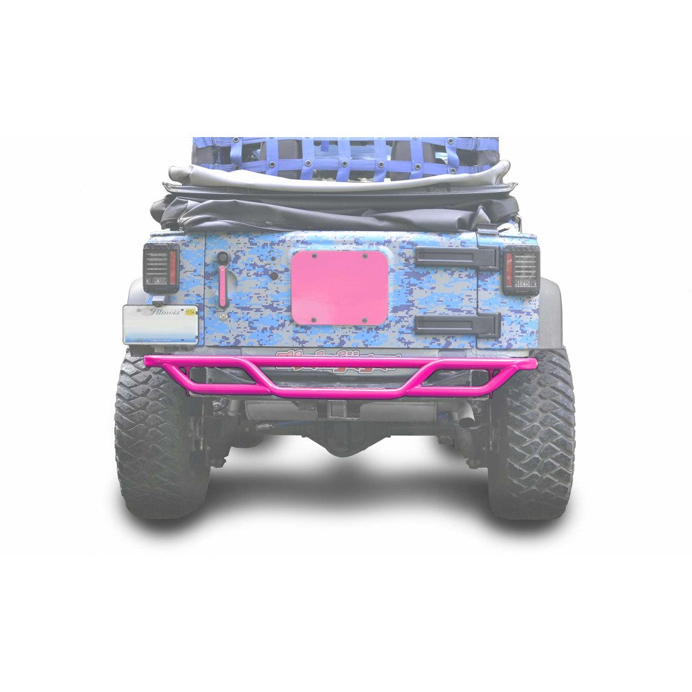Steinjager - Rear Bumper | Tubular (Hot Pink) - 2007-2018 Wrangler