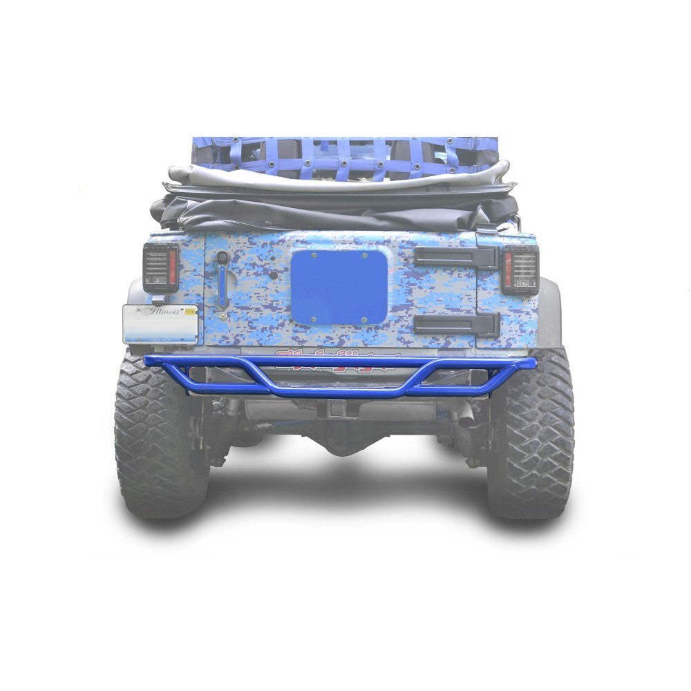 Steinjager - Rear Bumper | Tubular (Southwest Blue) - 2007-2018 Wrangler
