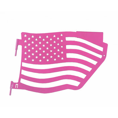 Steinjager - Trail Doors | American Flag Series (Hot Pink) - 2007-Current Wrangler (Rear)