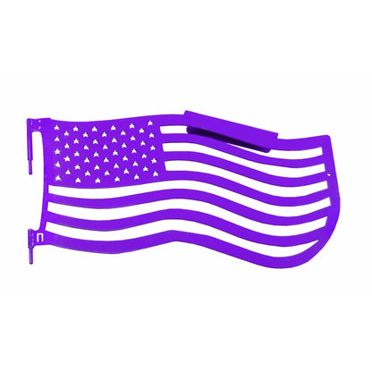 Steinjager - Trail Doors | American Flag Series (Sinbad Purple) - 2018-Current Wrangler JL