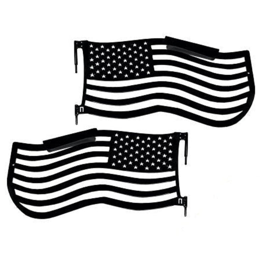 Steinjager - Trail Doors | American Flag Series (Textured Black) - 2018-Current Wrangler JL