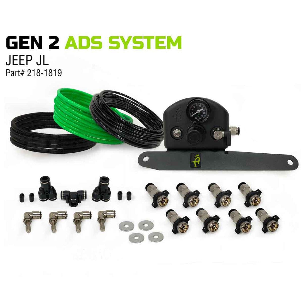 Up Down Air - 4 Tire Inflation System (Passenger Side Mounted) - 2018-Current Wrangler 1