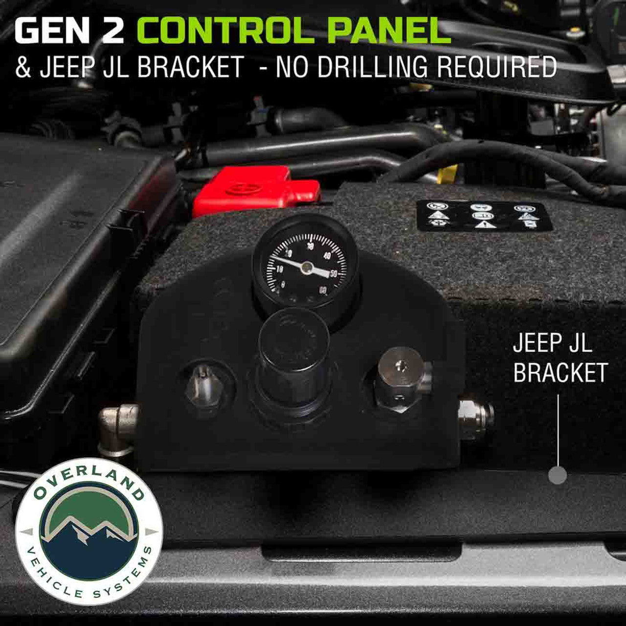 Up Down Air - 4 Tire Inflation System (Passenger Side Mounted) - 2018-Current Wrangler 2