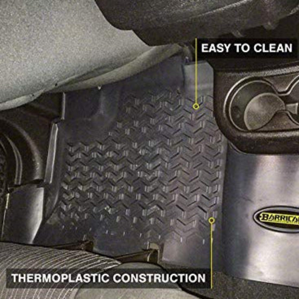 Barricade Off-Road - Floor Mats (Rear) - 2007-2018 Wrangler JKU