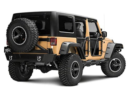 Barricade Off-Road - Trail Doors | Extreme HD Series (Rear) - 2007-2018 Wrangler Unlimited JKU