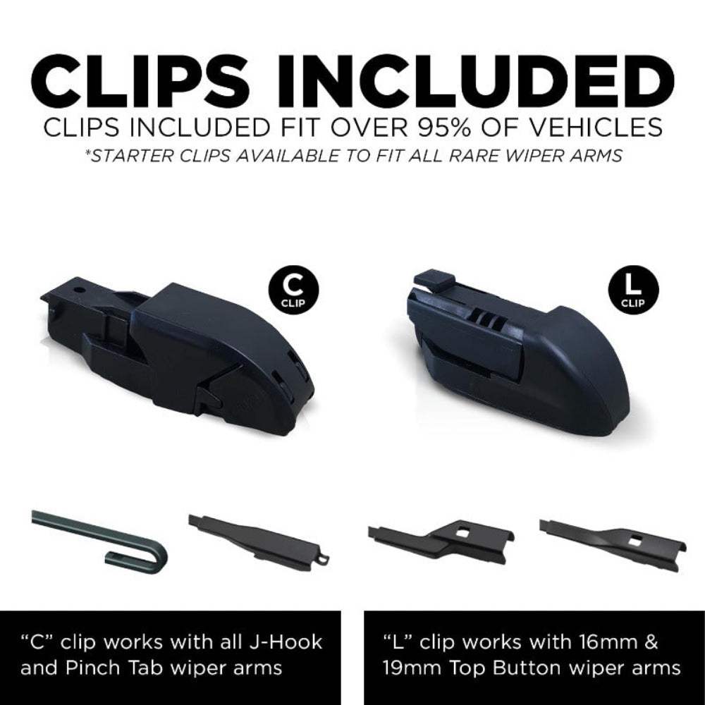Clix Wipers - Wiper Blades (16") - 2007-Current Wrangler/Gladiator