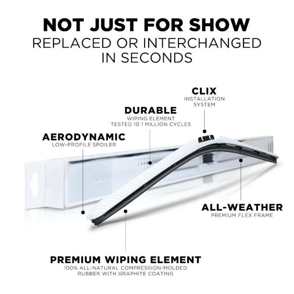 Clix Wipers - Wiper Blades (16") - 2007-Current Wrangler/Gladiator