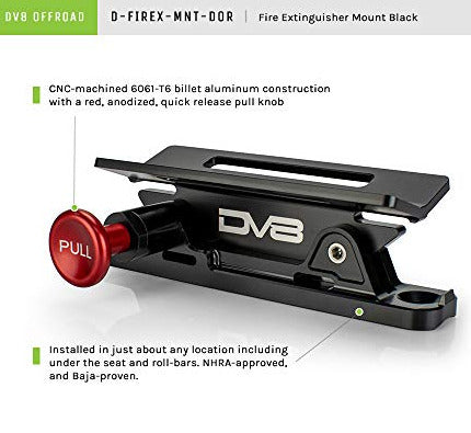 DV8 Offroad - Fire Extinguisher Mount for Flat Surfaces