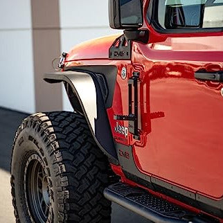 DV8 Offroad - Hinge Mounted Steps - 2007-Current Wrangler/Gladiator