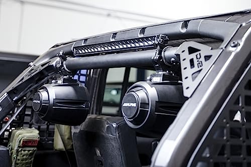 DV8 Offroad - Rear Tower Speaker Mounting Bar - 2018-Current Wrangler Unlimited JLU