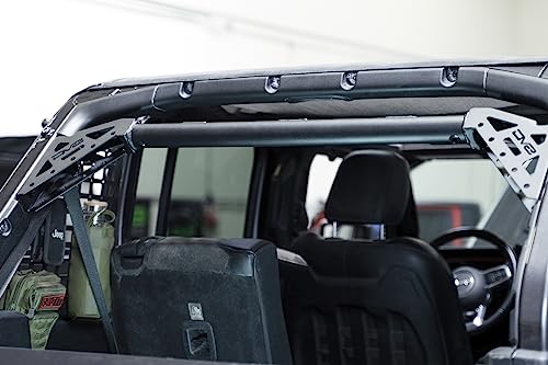 DV8 Offroad - Rear Tower Speaker Mounting Bar - 2018-Current Wrangler Unlimited JLU