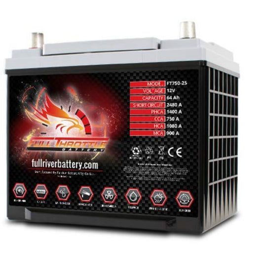 Full Throttle Battery - FT750-25 (Group 25)