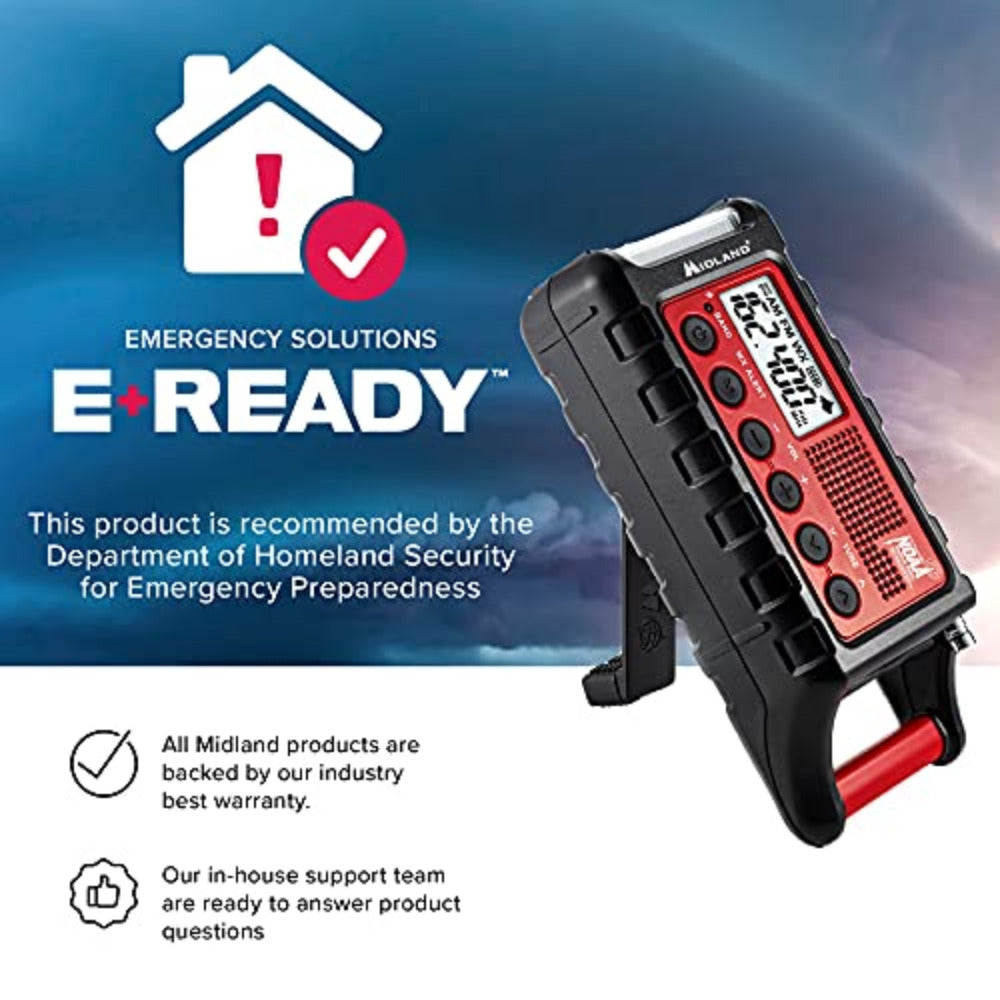 Midland - Emergency Crank NOAA Weather Scan & AM/FM Radio