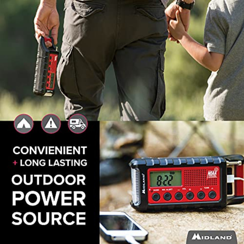 Midland - Emergency Crank NOAA Weather Scan & AM/FM Radio