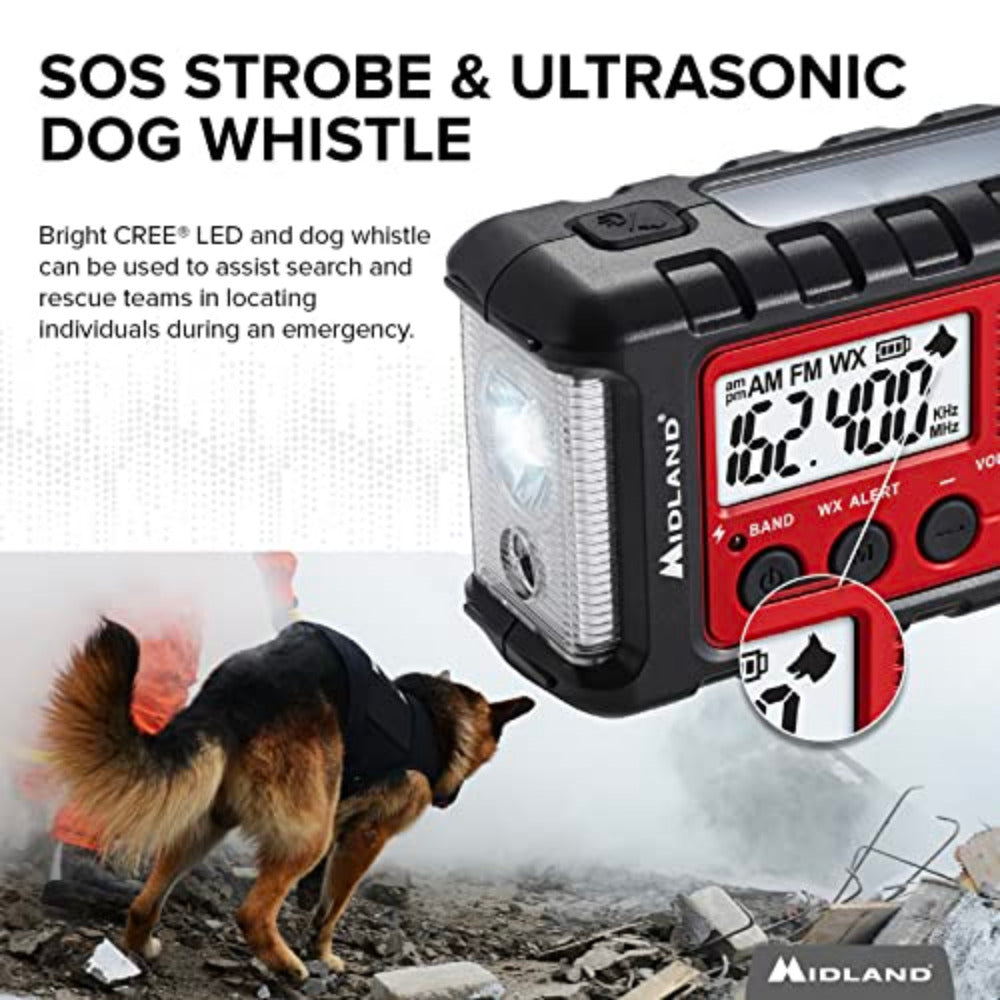 Midland - Emergency Crank NOAA Weather Scan & AM/FM Radio