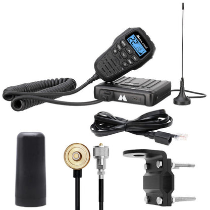 Midland - MicroMobile 15 Watt GMRS Radio w/ Roll Bar Mount Antenna