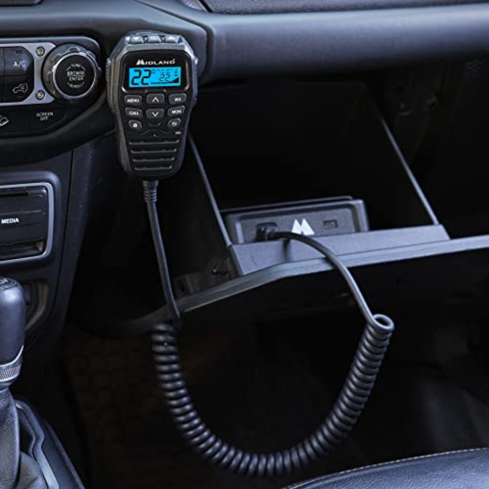 Midland - MicroMobile 50 Watt GMRS Radio w/ NOAA Weather Scan & Alert