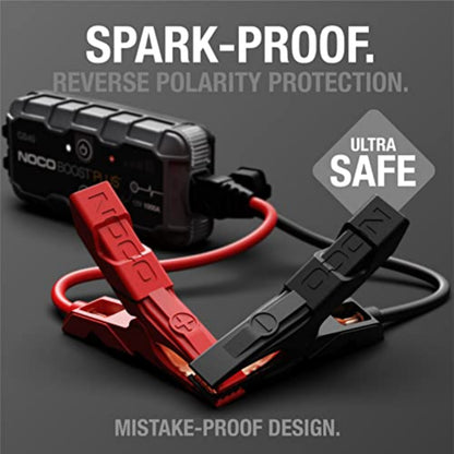 NOCO - Battery Jump Starter w/ Cables for up to 6.0L Gasoline & 3.0L Diesel Engines (1000A)